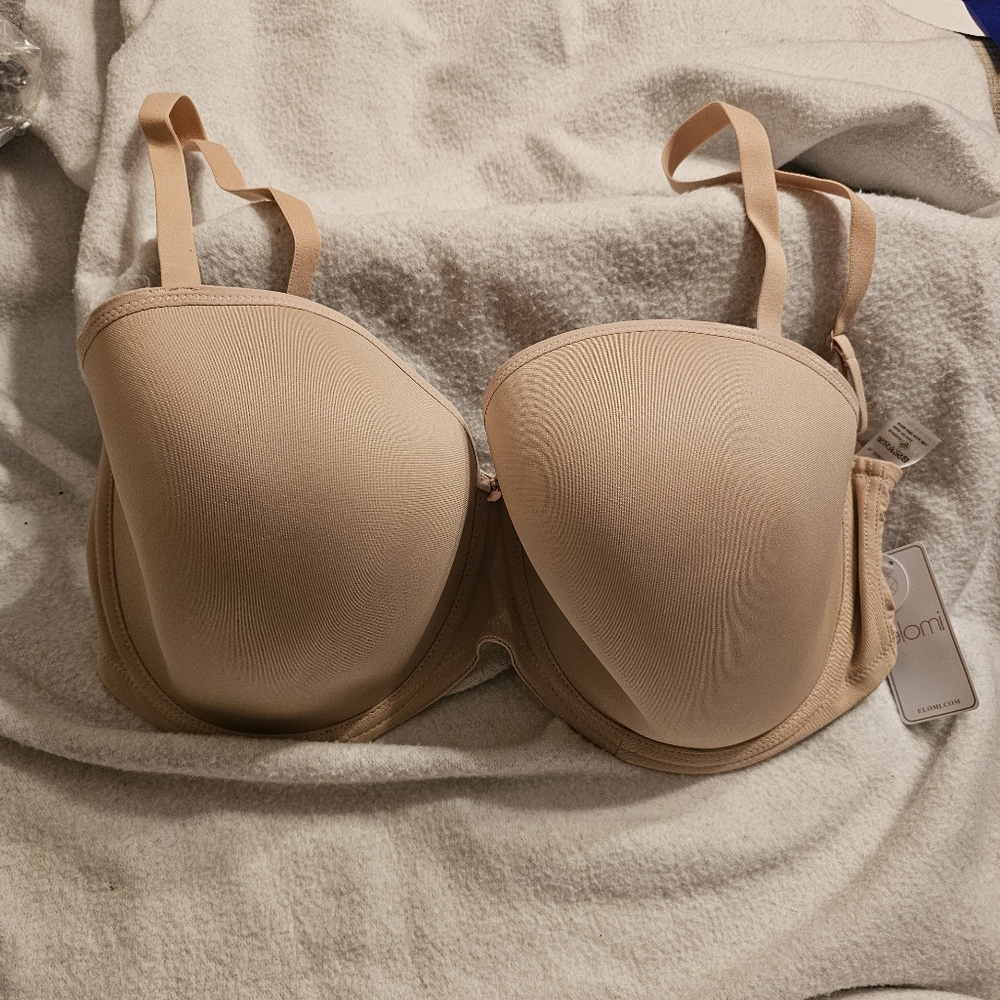 Elomi Smooth Nude Convertible Straps Underwire 36K Bra